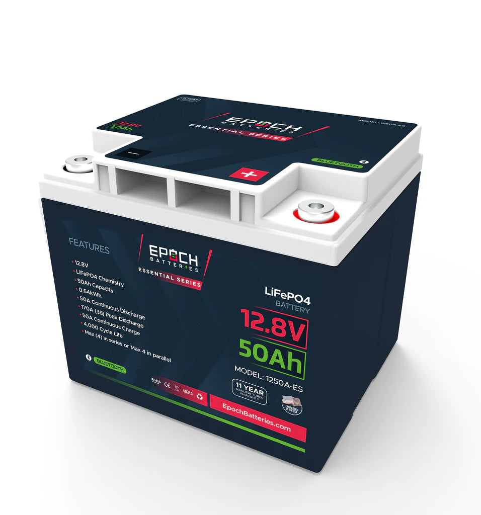 12V 50AH | BLUETOOTH | LIFEPO4 BATTERY