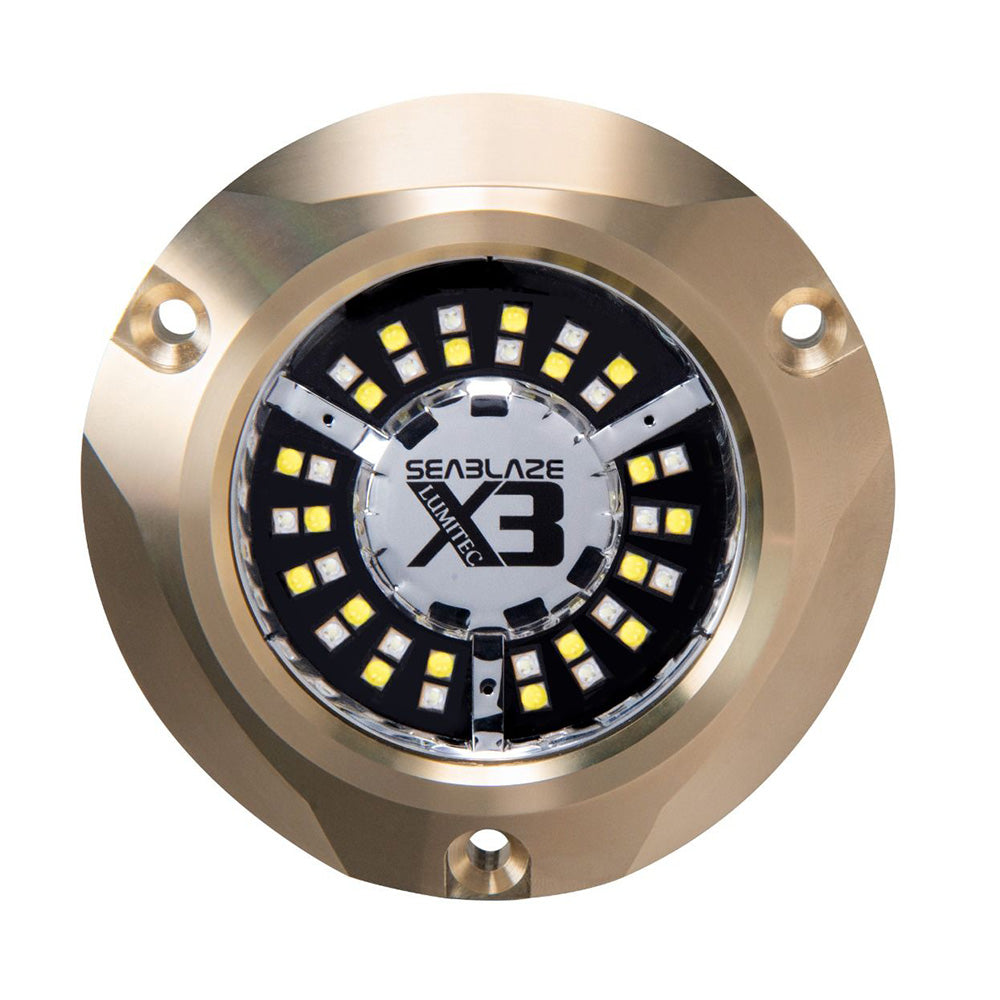 Lumitec SeaBlaze X3 LED Underwater Light - Dual Color White/Blue PRE-ORDER
