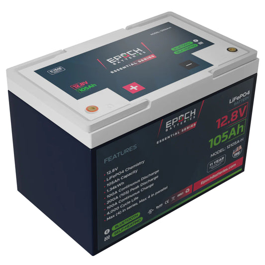 12V 105AH | HEATED & BLUETOOTH | LIFEPO4 BATTERY PRE-ORDER MAY 15th