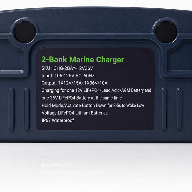 12V & 36V Onboard Marine Lithium Battery Charger