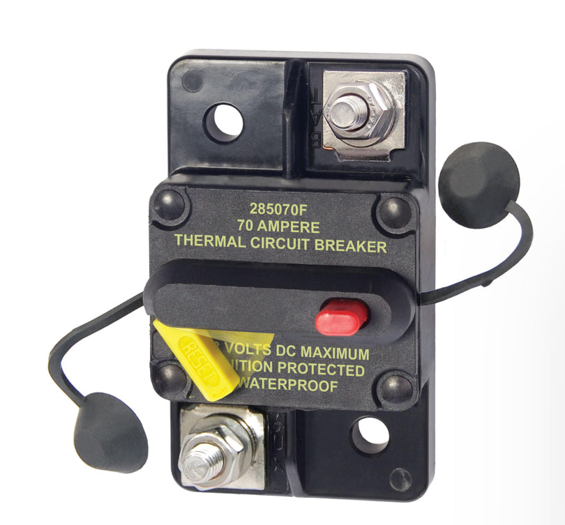 Blue Sea Systems 285-Series Circuit Breaker Surface Mount 70A
