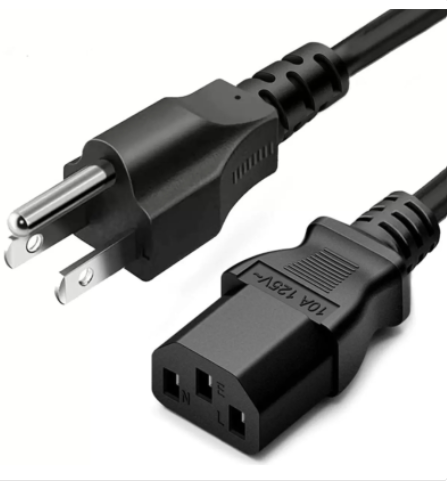 IEC 3 Prong AC Power Cord