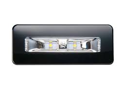 Illusion Flush Mount LED Flood Light- Black Housing Full Spectrum RGBW