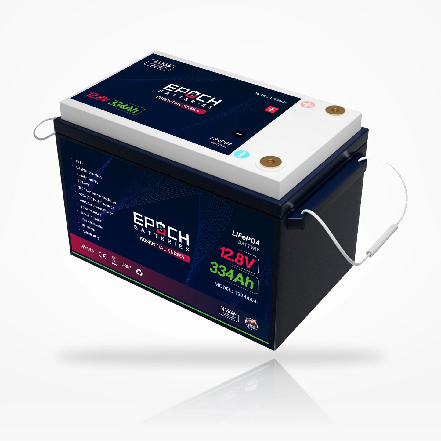 12V 334Ah Essential Series LiFePO4 Battery (4.28kWh)