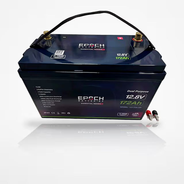 (PRE-ORDER) 12V 172Ah Cranking & Deep Cycle (Dual Purpose) LiFePO4 Battery - ETA AUG 14