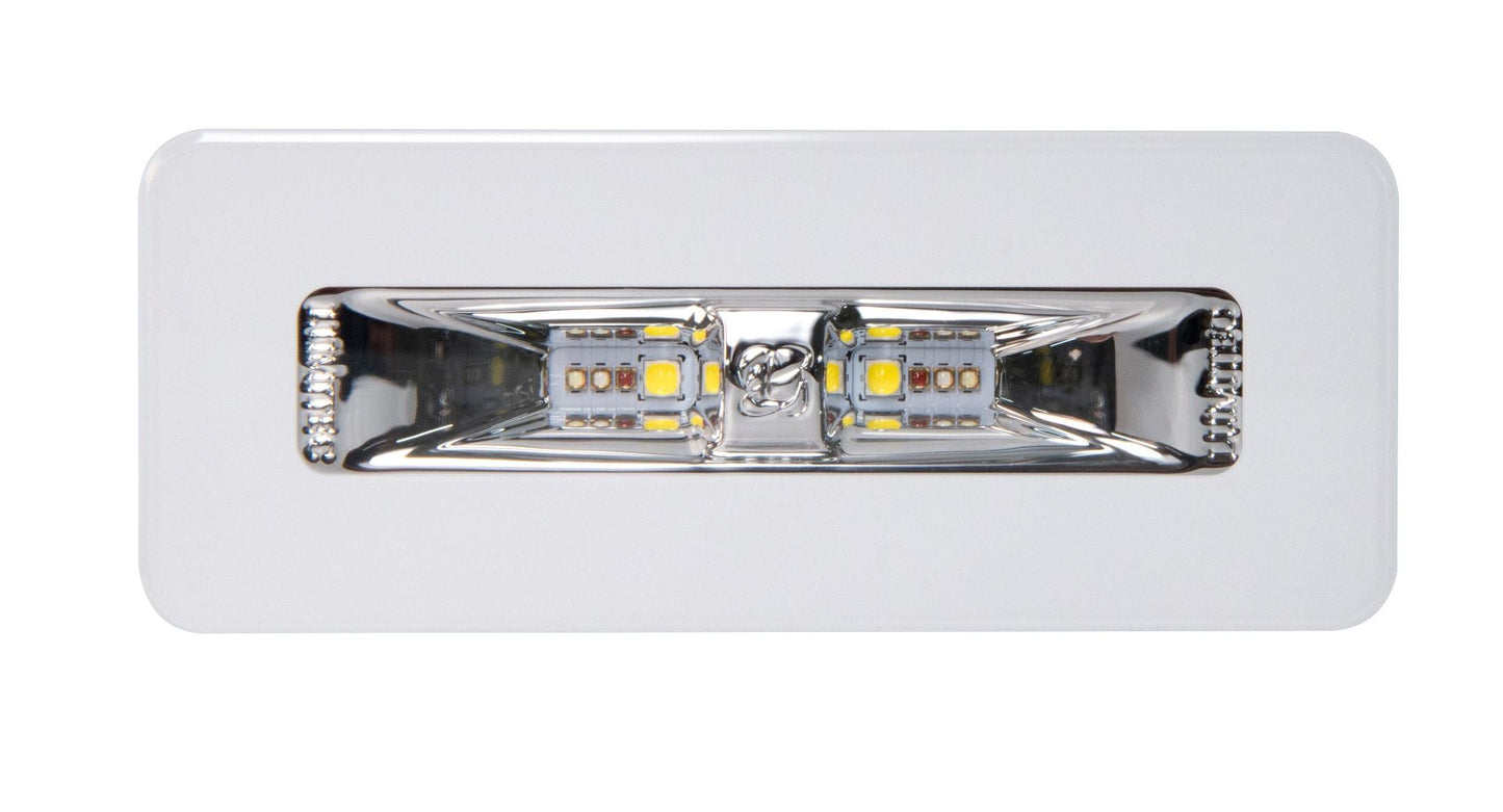 Illusion Flush Mount LED Flood Light - White Housing White Dimming