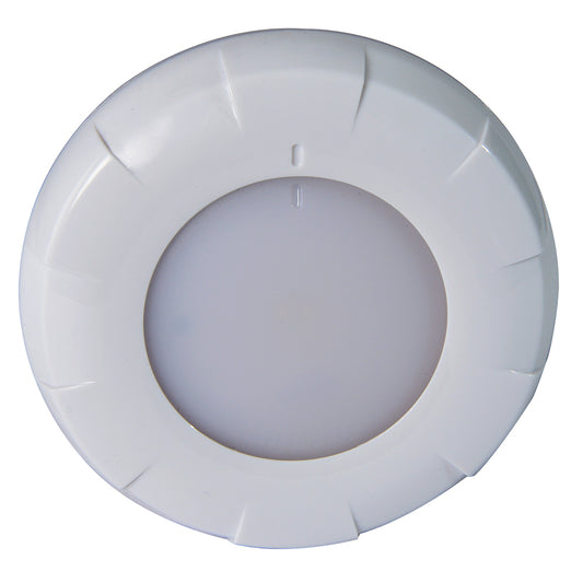 Lumitec Aurora LED Dome Light - White Finish - White/Blue Dimming [101075]