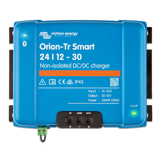 Victron Orion-TR Smart 24/12-30 30A (360W) Non-Isolated DC-DC Charger or Power Supply [ORI241236140]